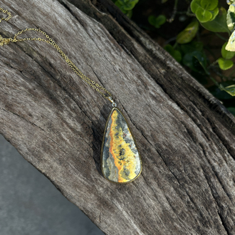 Bumblebee Jasper | Yaban Arısı Jasper Kolye