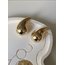 Damla küpe gold