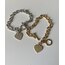 Tiffany bileklik gold and silver
