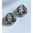 Silver yuvarlak küpe