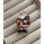 Şirin noel baba figürlü broş