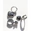 Three heart set  silver