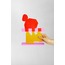 "WAFFLE - SPRINKLED" Ahşap Totem / Mini Heykel