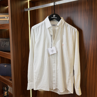 Hermes Premium Pamuk Keten Gömlek T-1