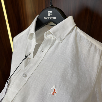 Hermes Premium Pamuk Keten Gömlek T-1