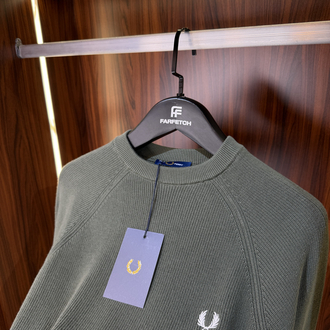 FRED PERRY Premium Pamuk Sweatshirt T-1