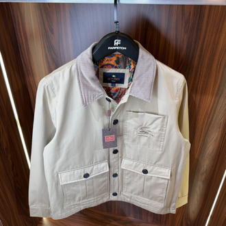 Etro Bej Logo Nakışlı Mont T-1
