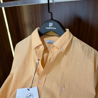 Hermes Premium Pamuk Keten Gömlek T-1