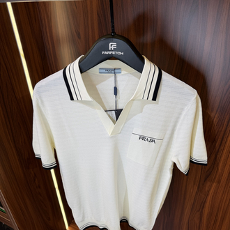 Prada Premium Pamuk Polo Yaka İthal Tshirt T-1