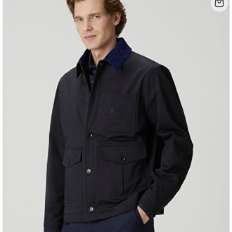 Etro Bej Logo Nakışlı Mont T-1