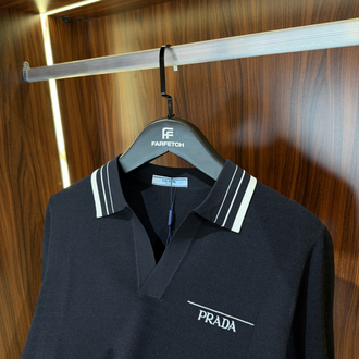 Prada Premium Pamuk Polo Yaka İthal Tshirt T-1