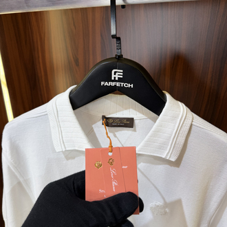 Loro Piana Yarım Fermuarlı Polo Yaka Premium Triko Tshirt T-1