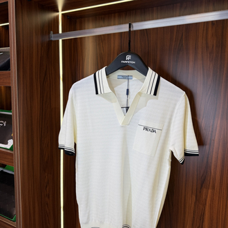 Prada Premium Pamuk Polo Yaka İthal Tshirt T-1