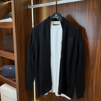 Loro Piana Premium Tam Fermuarlı Hırka T-1