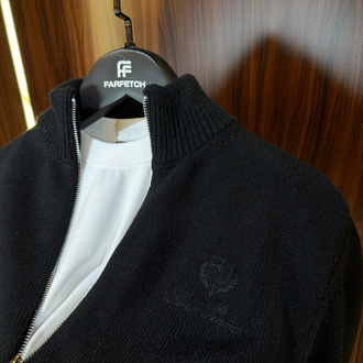 Loro Piana Premium Tam Fermuarlı Hırka T-1