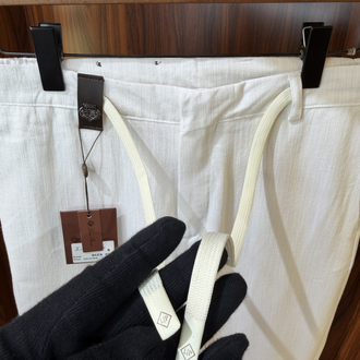 Loro Piana Premium Keten Pantolon T-1