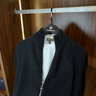 Loro Piana Premium Tam Fermuarlı Hırka T-1
