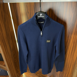 Dolce Gabbana Yarım Fermuarlı Premium Sweatshirt T-1
