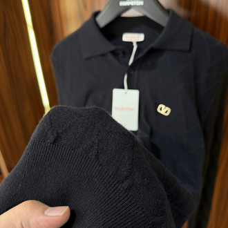 Valentino Polo Yaka Premium Pamuk Sweatshirt T-1