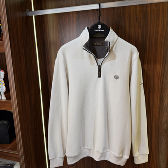 Loro Piana Yarım Fermuarlı Premium Sweatshirt T-1