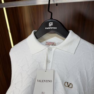 Valentino Polo Yaka  Premium Pamuk Sweatshirt T-1
