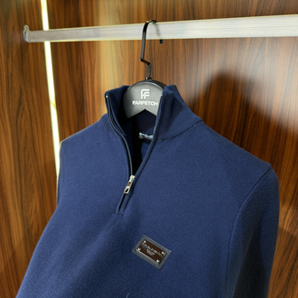 Dolce Gabbana Yarım Fermuarlı Premium Sweatshirt T-1