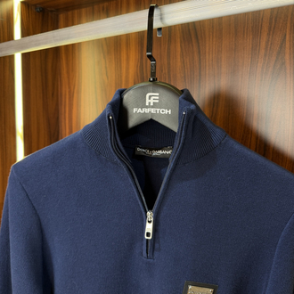 Dolce Gabbana Yarım Fermuarlı Premium Sweatshirt T-1