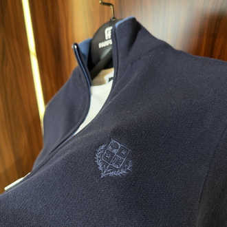 Loro Piana Premium Pamuk Tam Fermuarlı Hırka T-1