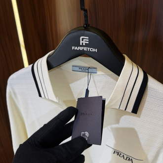 Prada Premium Pamuk Polo Yaka İthal Tshirt T-1