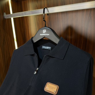 Dolce Gabbana Yarım Fermuarlı Polo Yaka Premium Triko Tshirt T-1