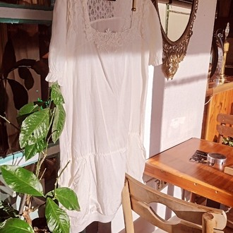 Cotton, dantel detay Elbise