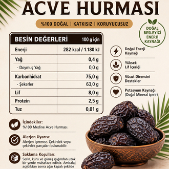 MEDİNE ACVE HURMASI 5 KG
