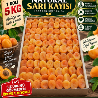 5 KG SARI KAYISI NATURAL