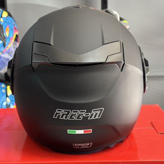 Free-m FE-665 Yarım Kask MAT BLACK