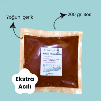 200 gr. Ekstra Acı Tteokbokki & Rabokki Sos