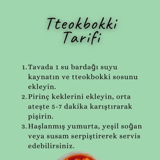 Ekstra Acı Tteokbokki Seti - Pirinç Keki ve Ekstra Acı Sos