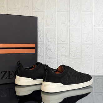 Zegna Crocodile Triple Stitch
