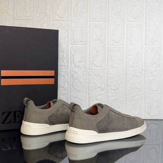 Zegna Crocodile Triple Stitch