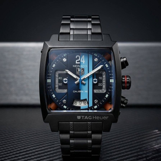 S1 TAG Heuer Monaco Twenty Four Calibre 36 Black Edition