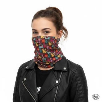 Renkli Kedi Desenli Çok Amaçlı Bandana Buff Boyunluk