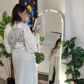 Premium El Yapımı Peştamal Kimono | Doğal Kök Boyalı - Plaj & SPA Kullanımına Uygun