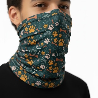 Pati Desenli Çok Amaçlı Bandana Buff –Boyunluk