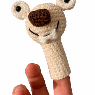 Sid Parmak Kuklası – El Yapımı Amigurumi