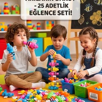 Arı Figürlü Düdük 25 Adet