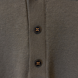 Hermes Özel Kumaş Polo Yaka Taba Tshirt V152