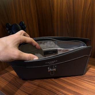 Hermes Siyah Clutch Bag ( Şifreli Kilit )