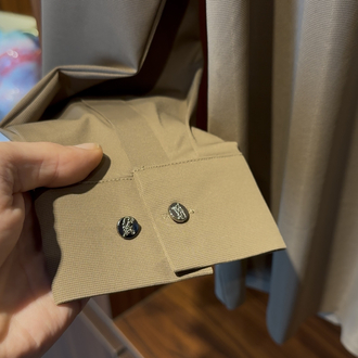 Burberry Özel Kumaş Kahve Gömlek