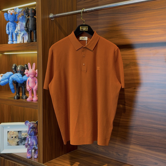 Hermes Özel Kumaş Polo Yaka Kremit Tshirt