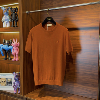 Hermes Özel Kumaş Kremit Rengi Tshirt V155