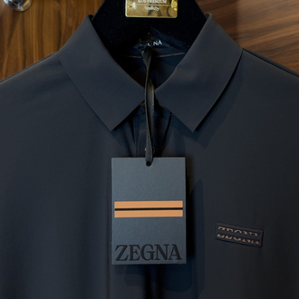 Zegna Polo Yaka Özel Kumaş Tshirt